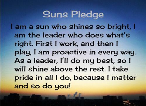Suns Pledge 